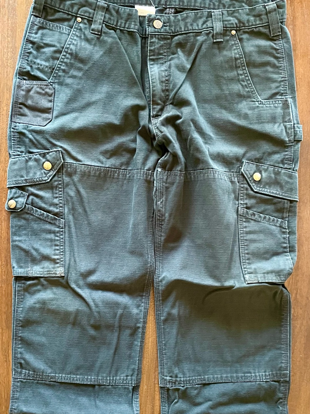Carhartt Men's 38x30 Black Cargo Work Pants